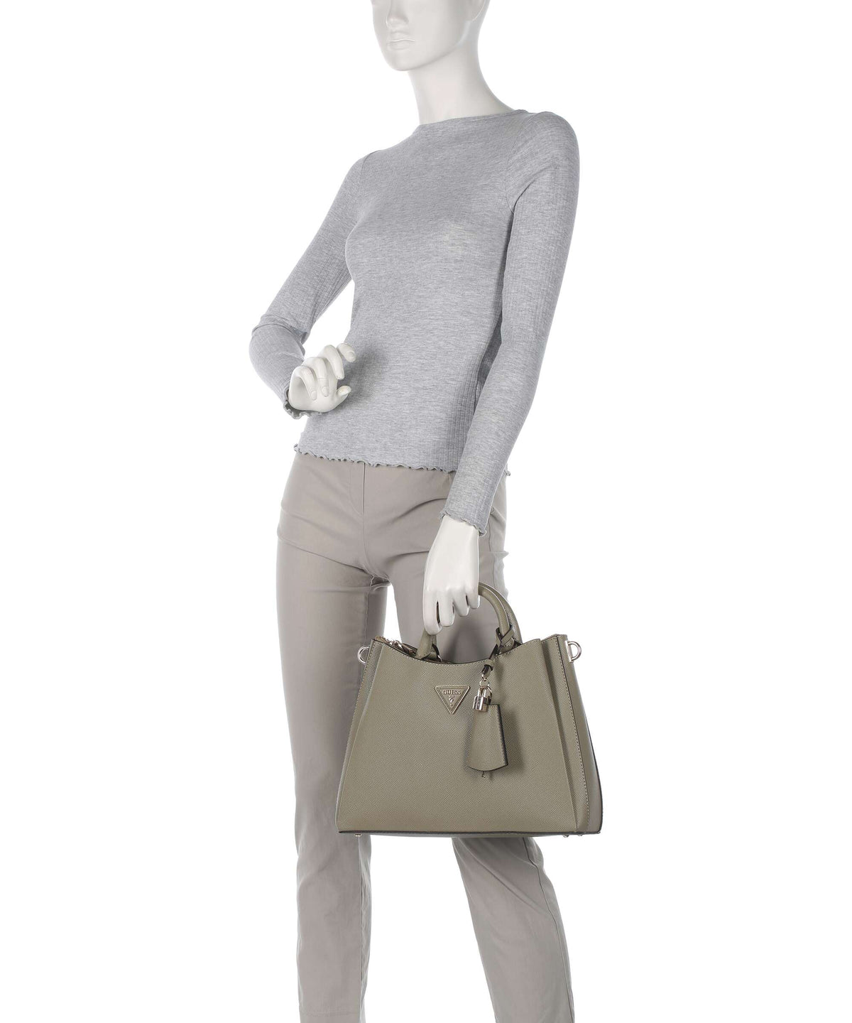 Guess Jazlynn Eco Handbag sage