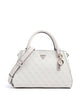 Guess Noelle 4G Logo Handbag white logo