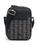 Lacoste The Blend Torba preko ramena monogram noir/gris