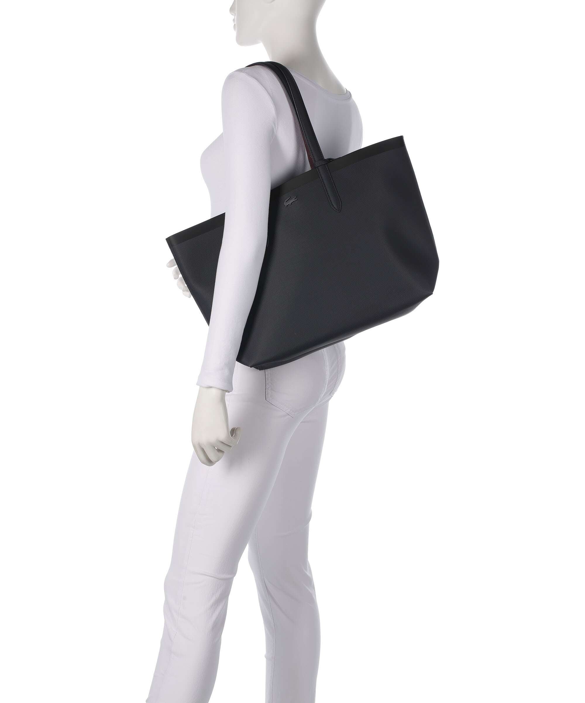 Lacoste Anna Tote bag abimes croc emboss