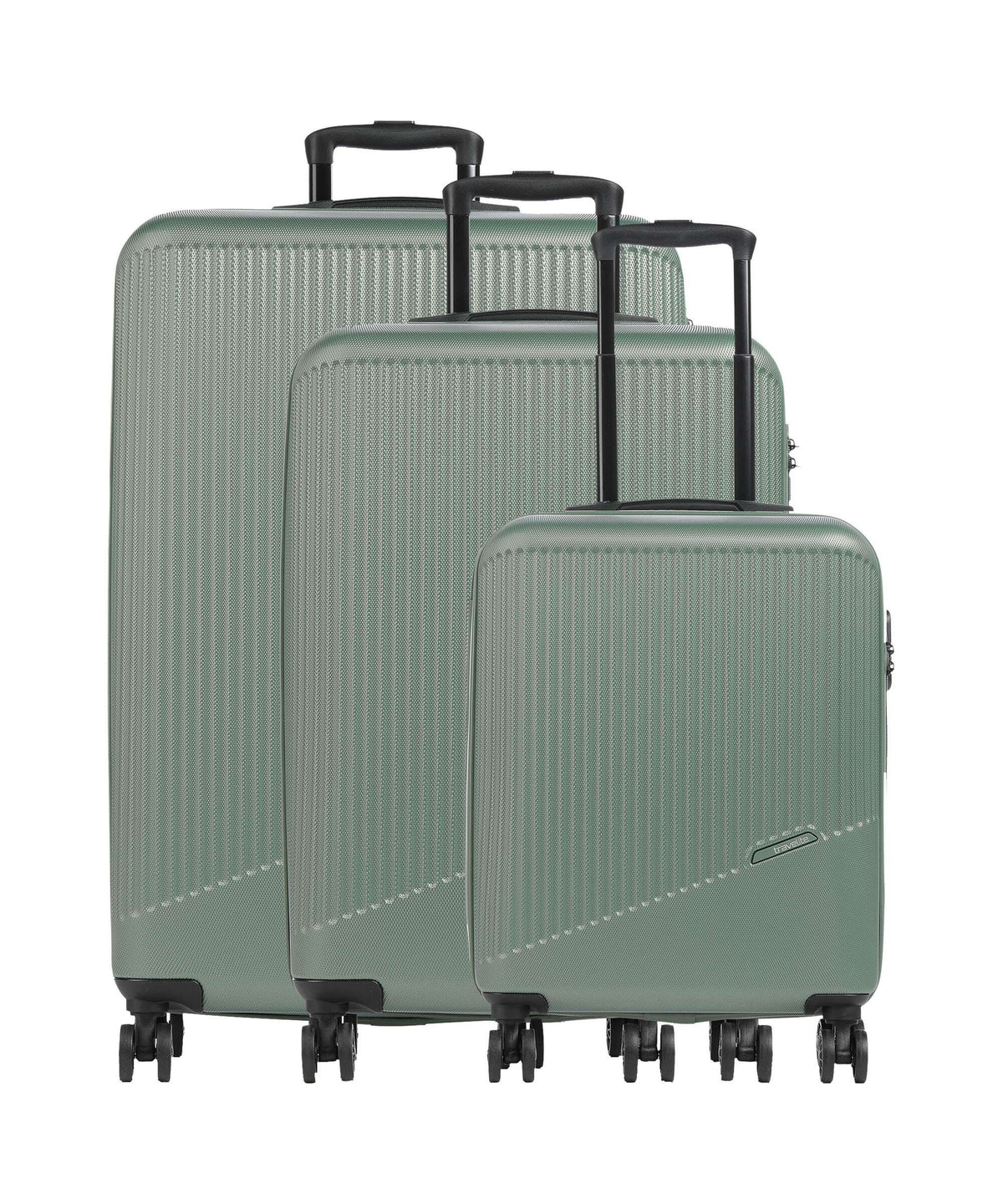 Travelite Bali Suitcase set (4 wheels) grün