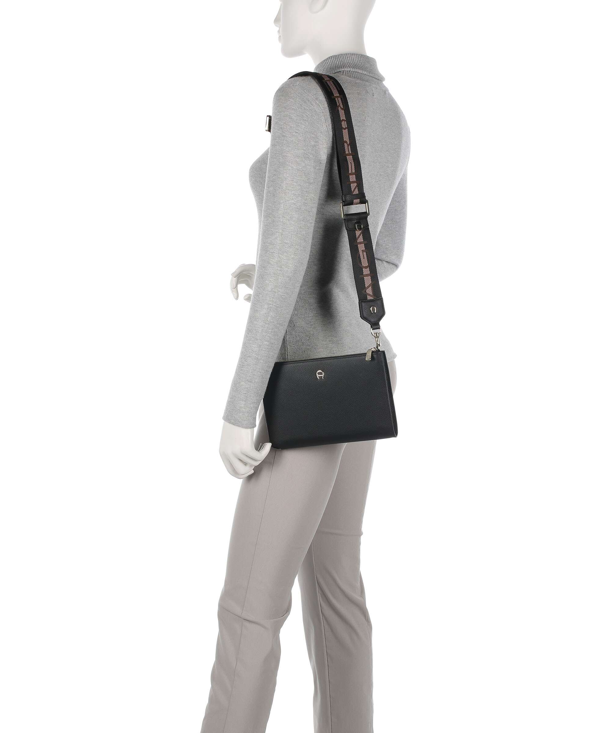 Aigner Zita Crossbody bag black