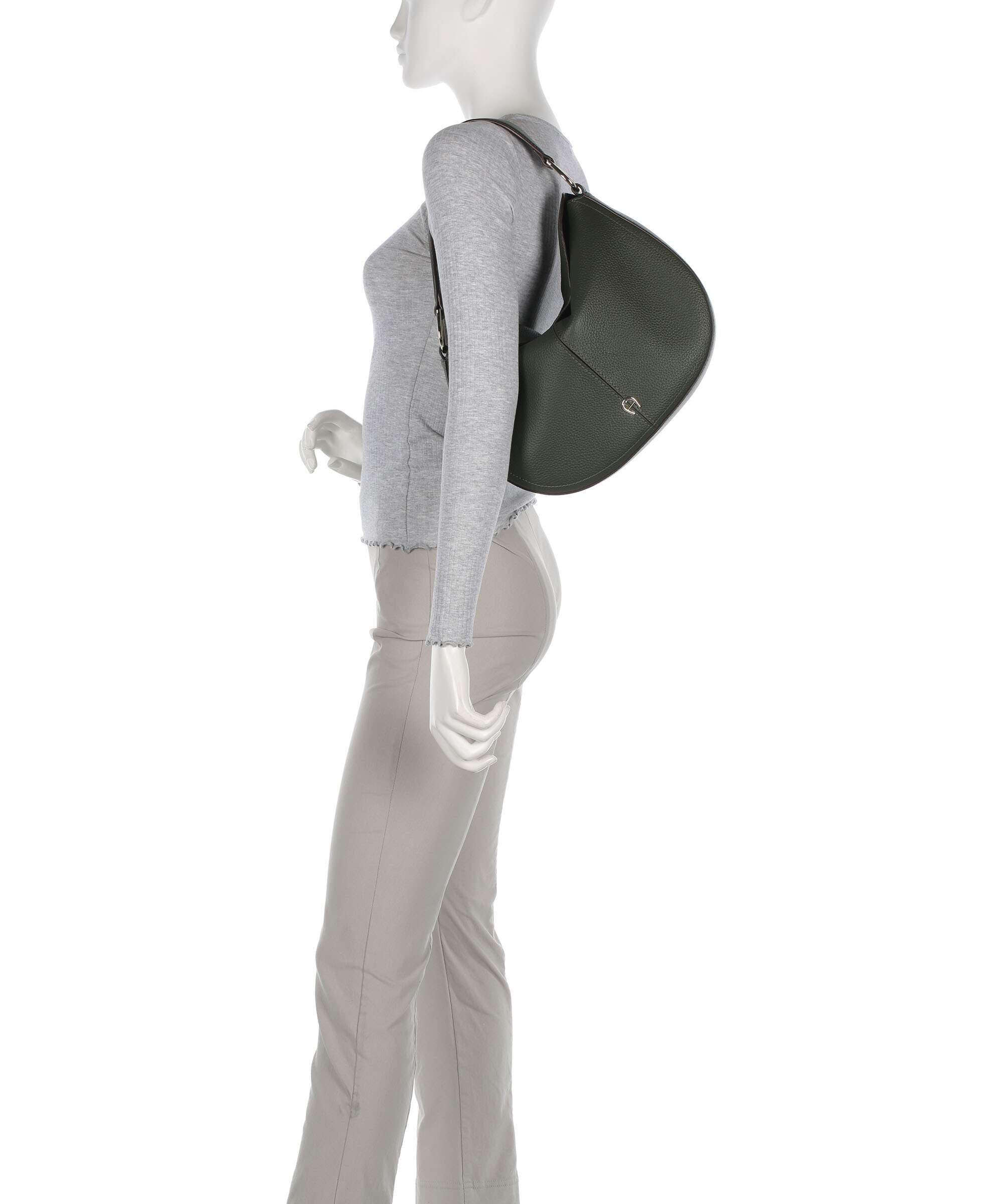 Aigner Savannah M Hobo bag hunter green