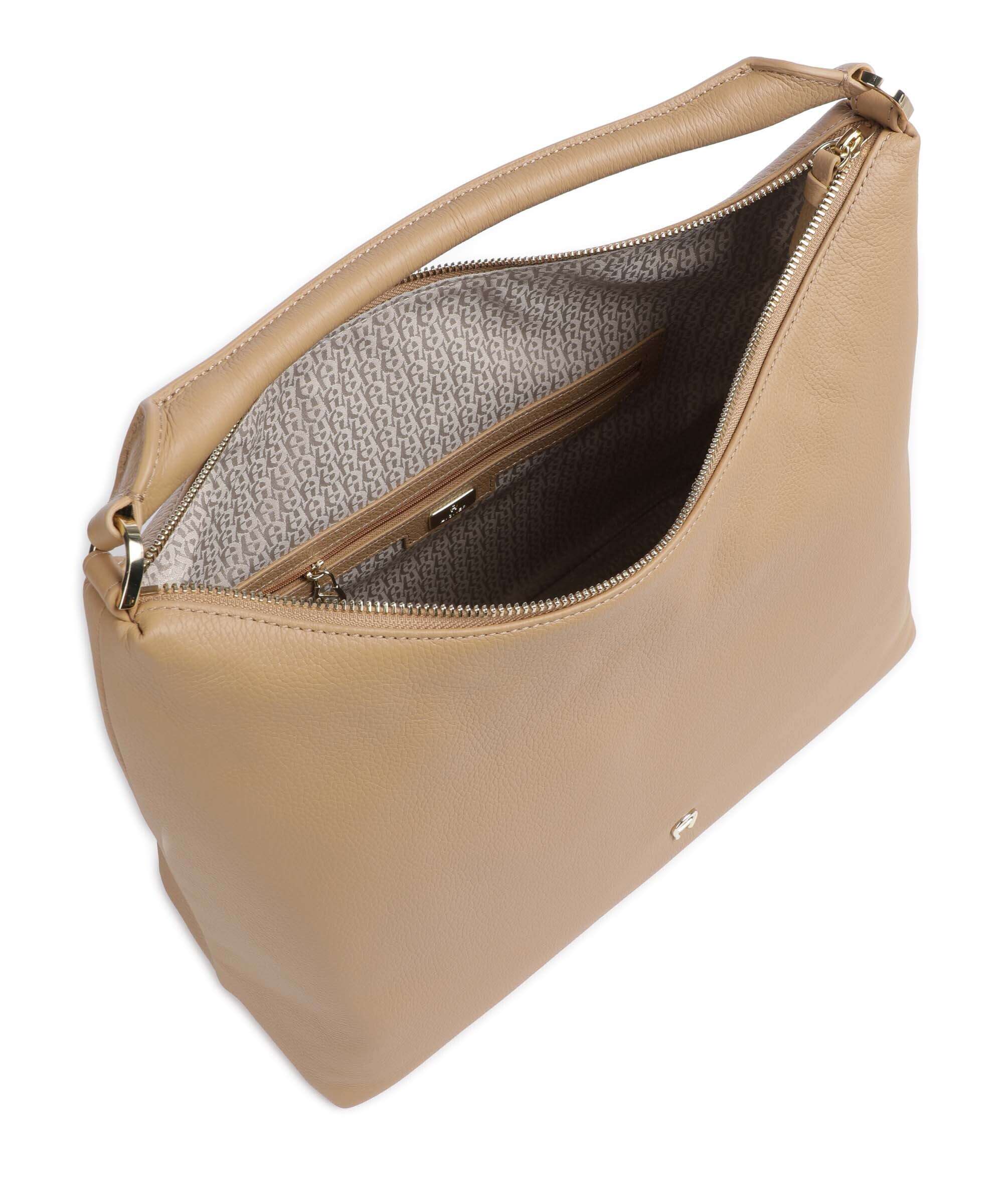 Aigner Zita M Hobo bag trench beige
