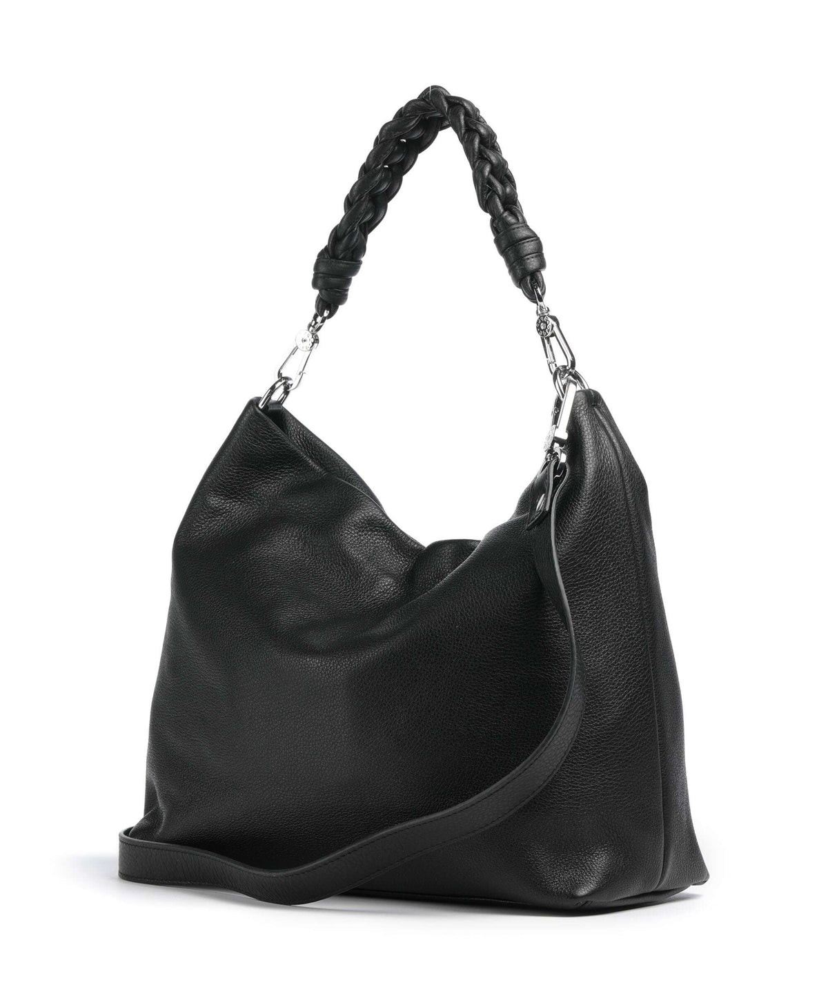 Abro Dalia Soley Hobo bag black/nickel