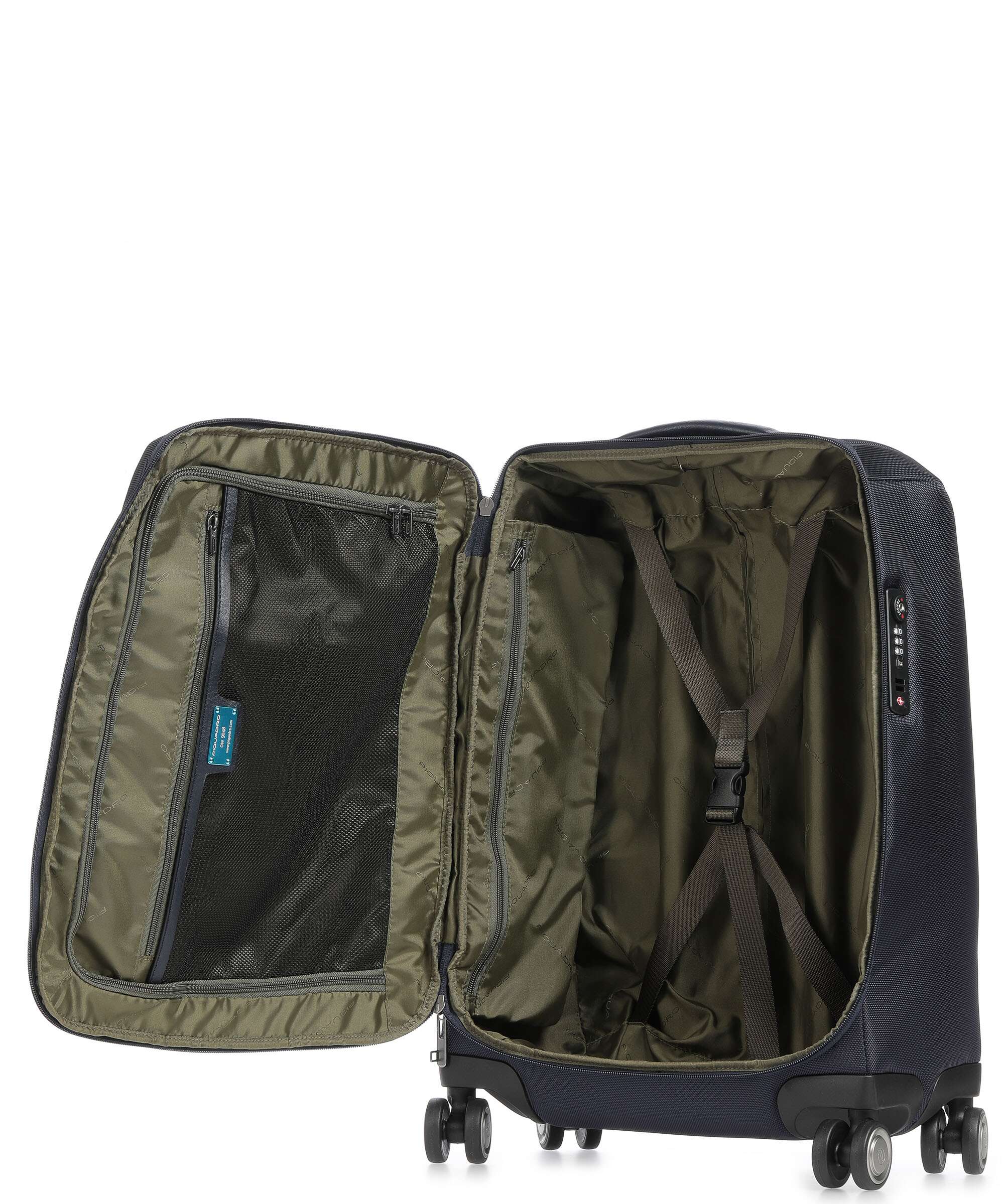 Piquadro Spinner (4 wheels) blue