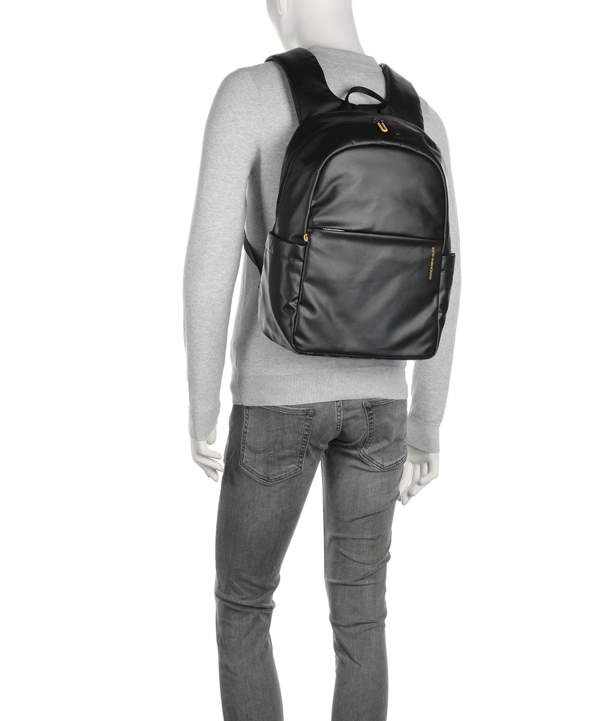 Mandarina Duck Eco Coated Laptop backpack black