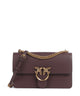 Pinko Love One Classic Torba preko ramena cioccolato amaro/antique gold