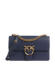 Pinko Love One Classic Torba preko ramena blu indaco ombroso/antique gold