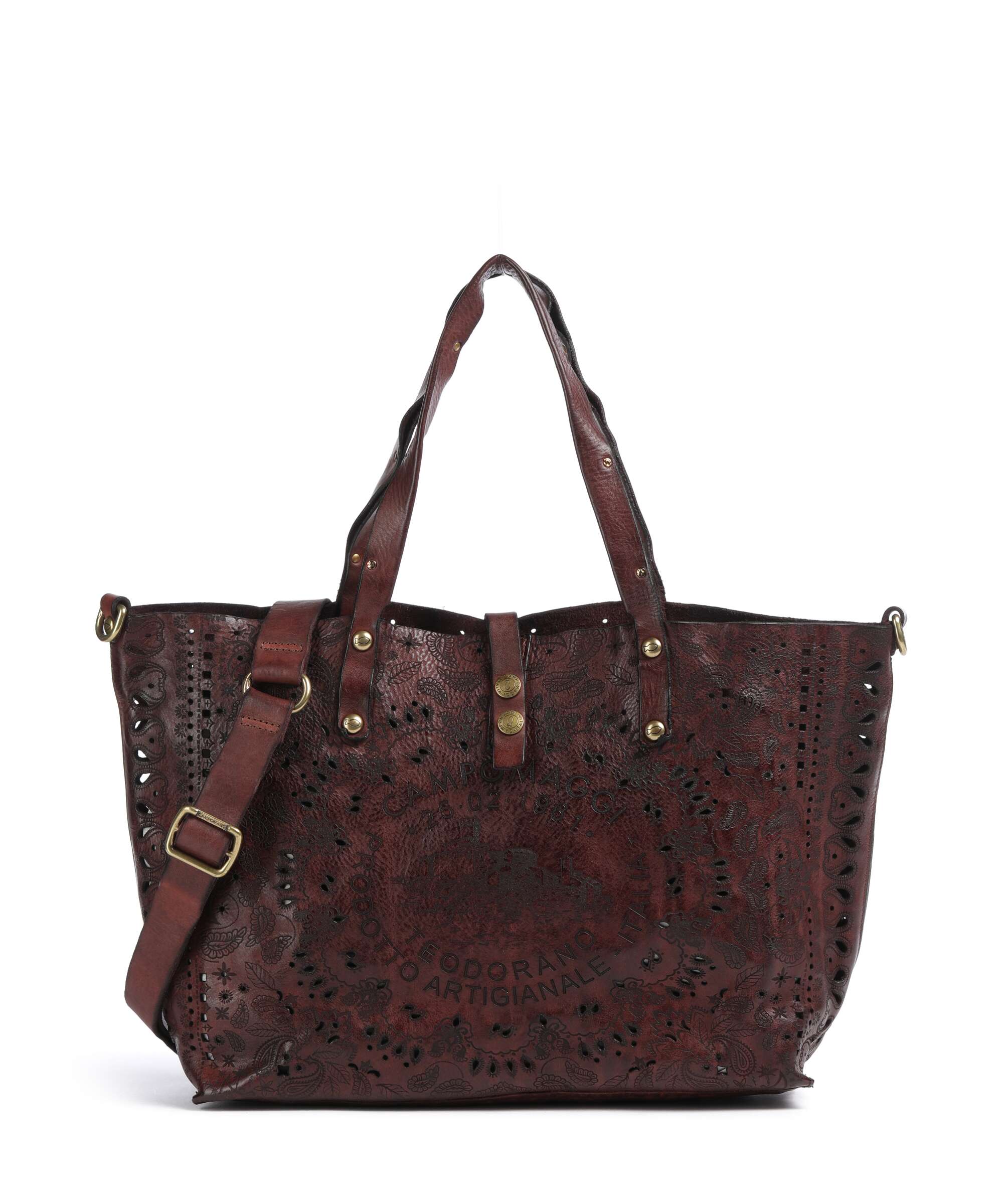 Campomaggi Tote bag borgogna