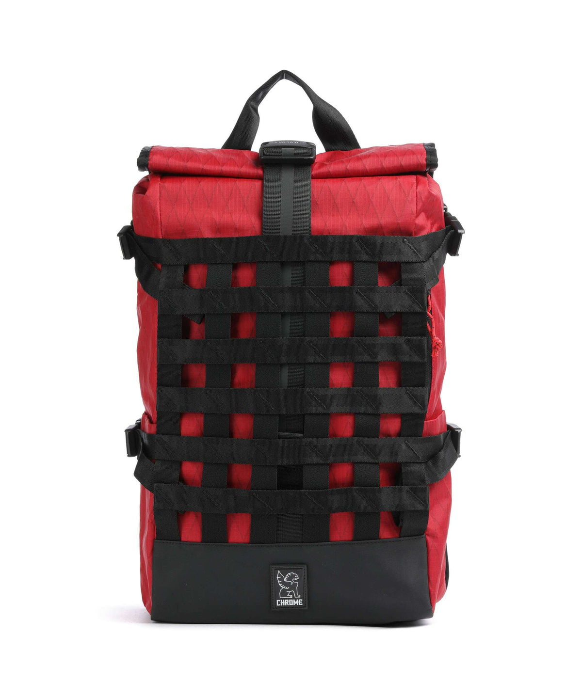 Chrome Barrage 22L Rolltop backpack red