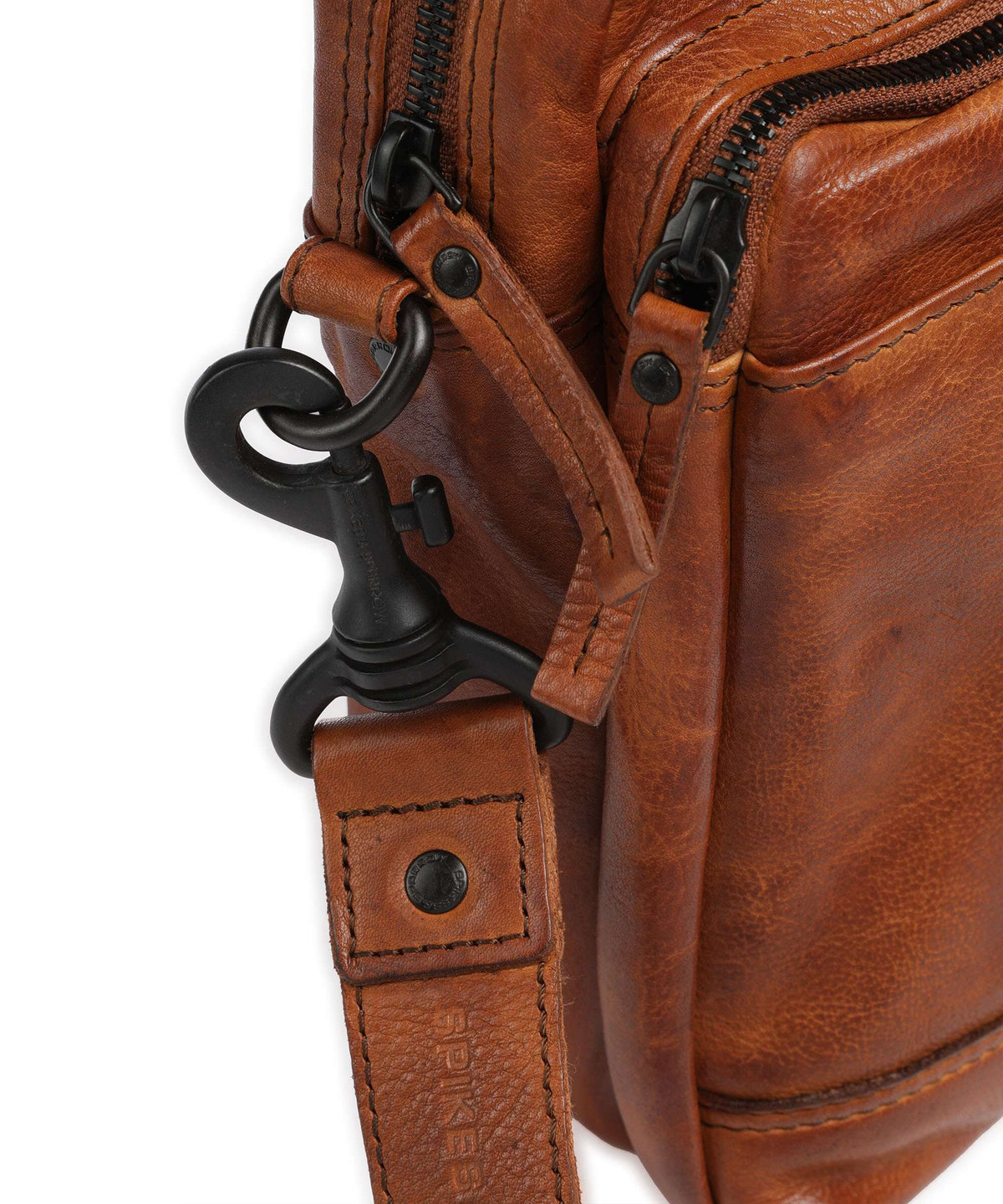 Spikes & Sparrow Apache Briefcase brandy