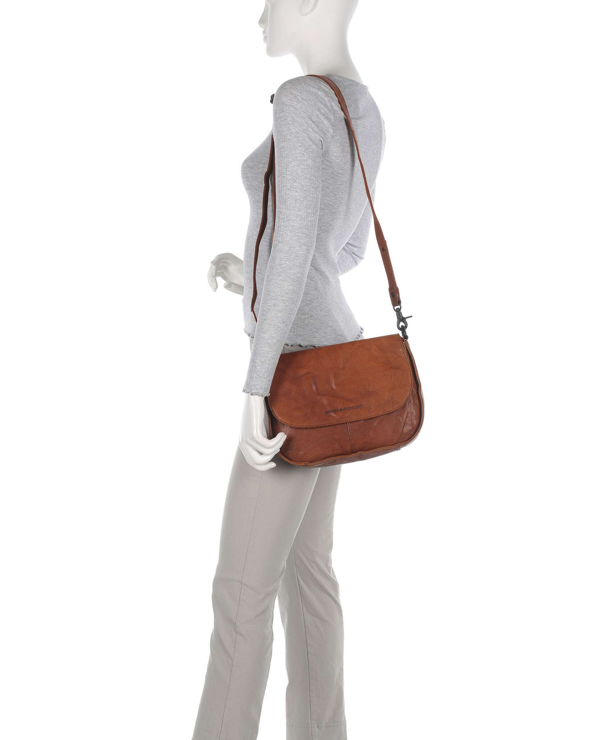 Spikes & Sparrow Bronco Yaris Shoulder bag brandy