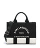 Karl Lagerfeld K/Rue St Guillaume Medium Torbu cannoli cream/black