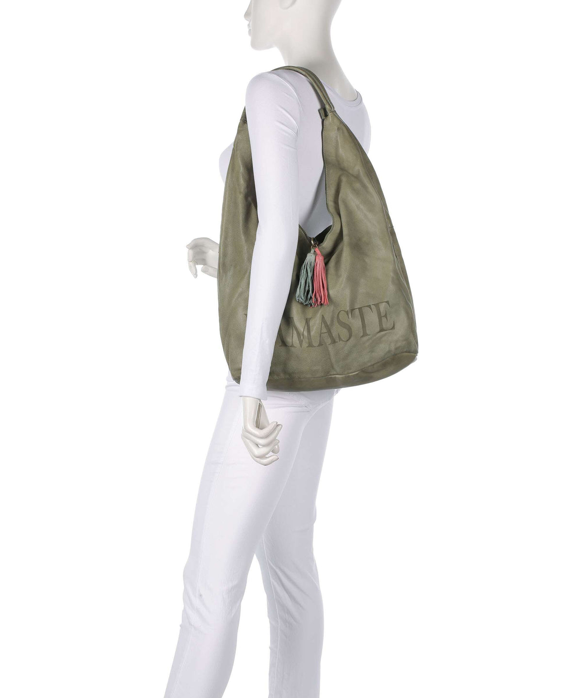 Taschendieb Wien Freundgasse 1 Tote bag green leaf