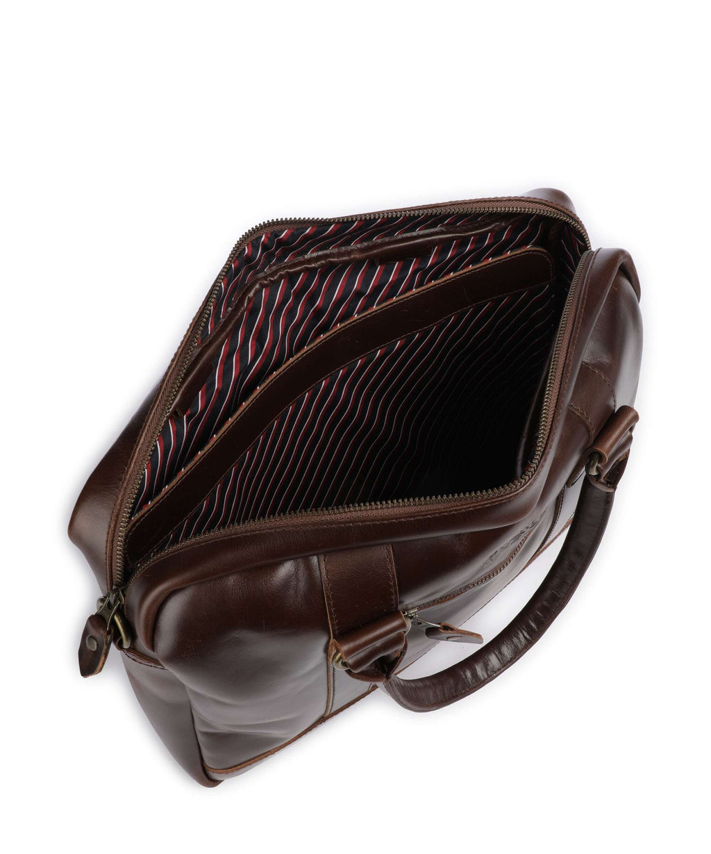 Buckle & Seam Everett Briefcase brown