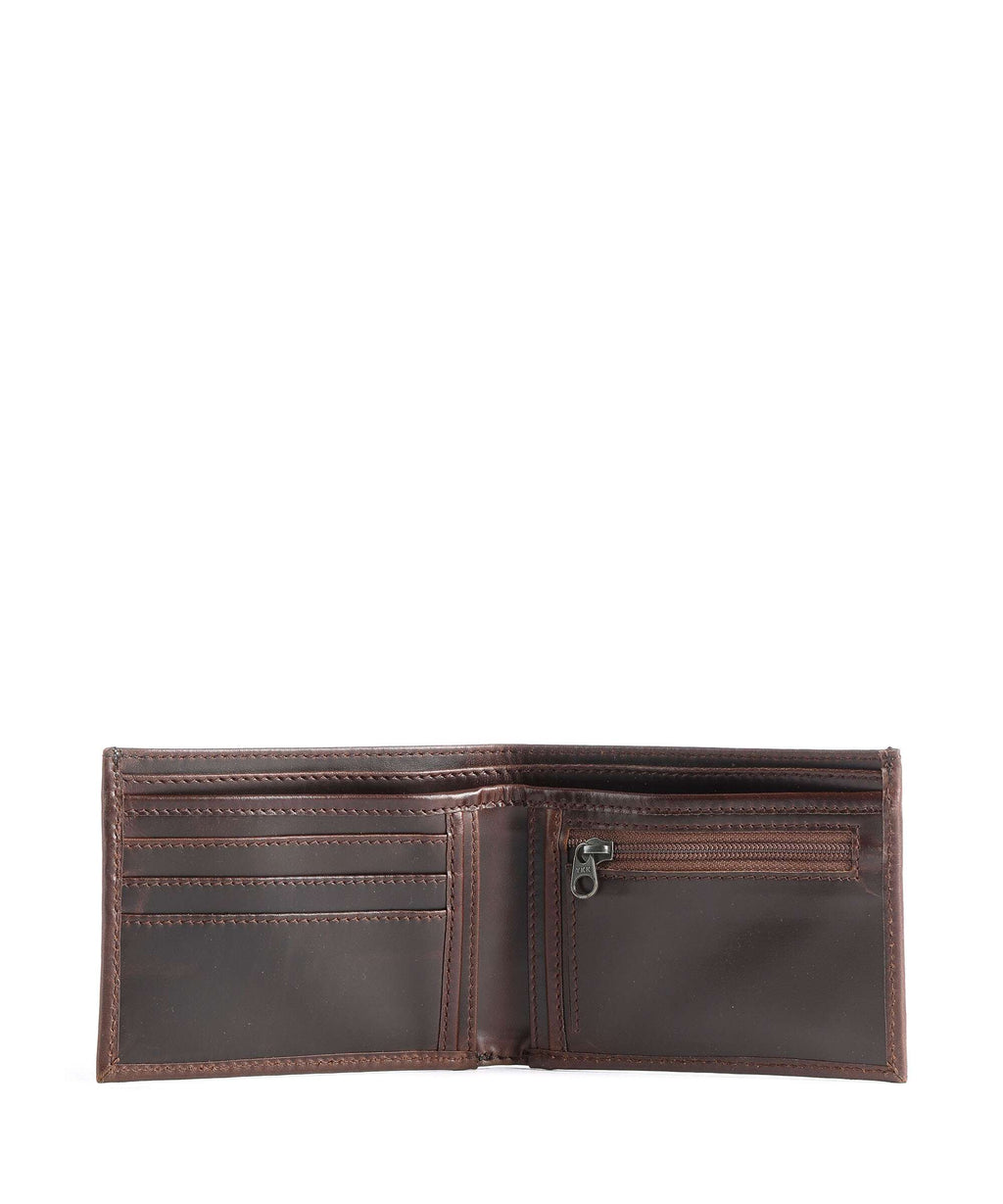 Buckle & Seam Bill Wallet brown