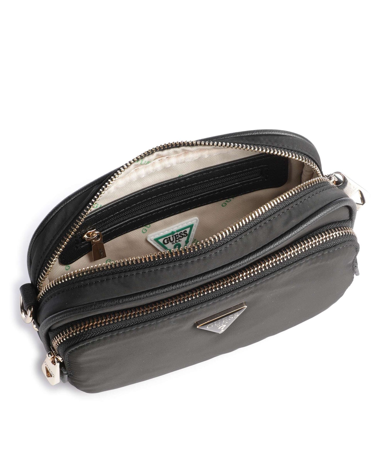 Guess Gemma Eco Crossbody bag black