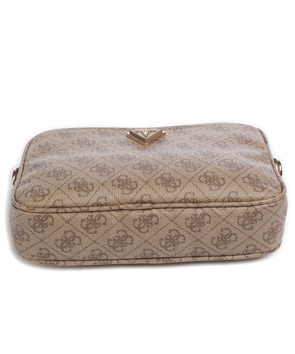Guess Meridian Crossbody bag latte logo