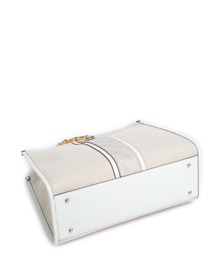 Guess Kerima Handbag natural/dove logo