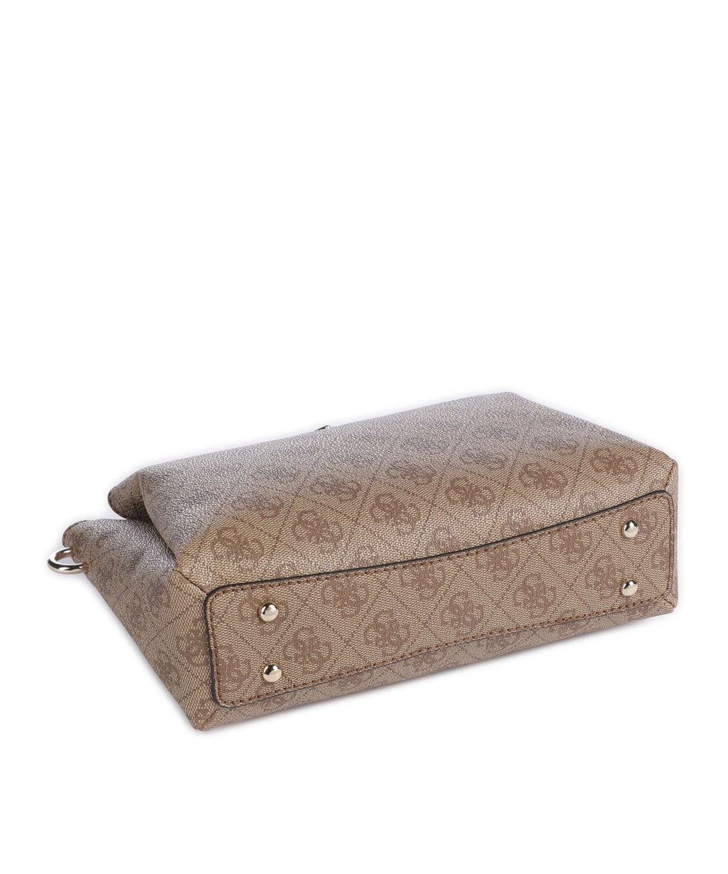 Guess Noelle Crossbody bag latte logo/brown