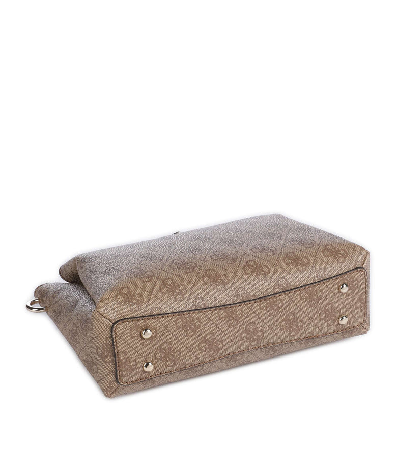 Guess Noelle Crossbody bag latte logo/brown