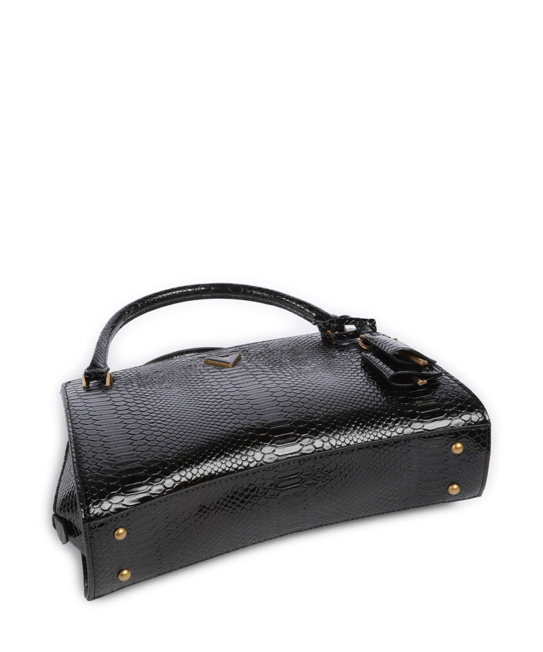Guess Annita Python Handbag black
