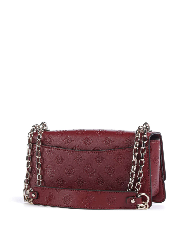 Guess Gerty Peony Shoulder bag claret