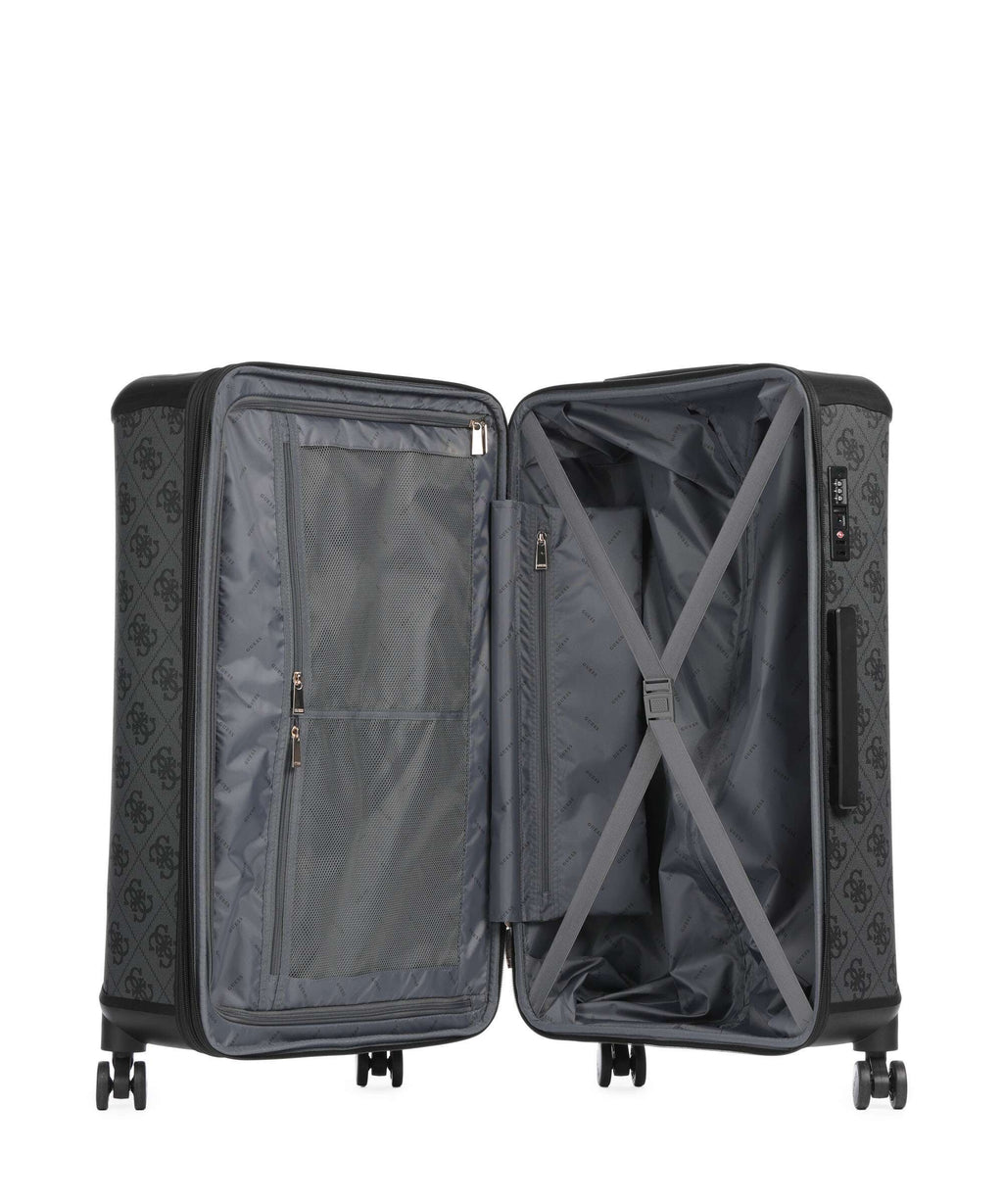 Guess Berta 4G Logo Spinner (4 wheels) coal logo