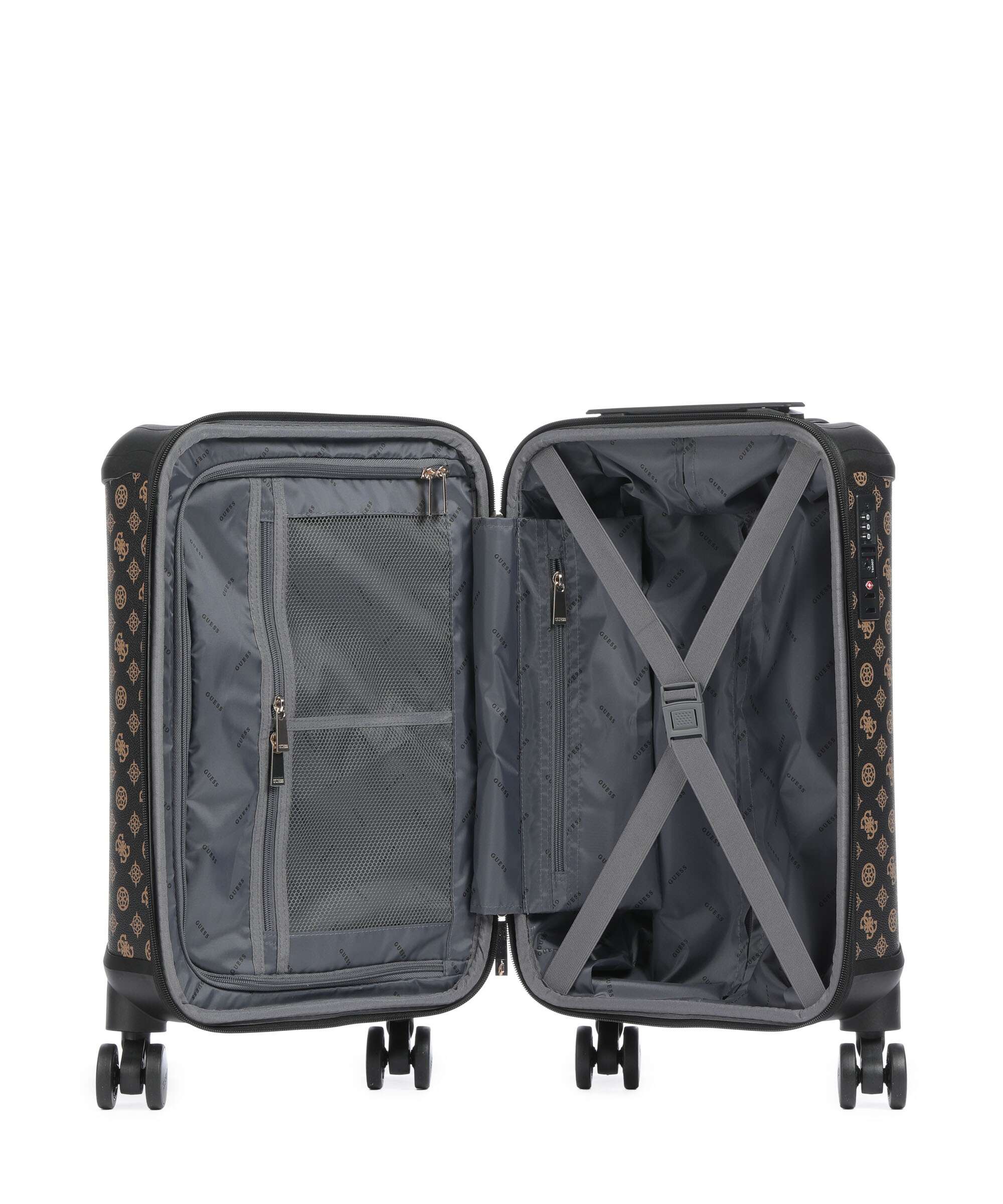 Guess Wilder Spinner (4 wheels) brown