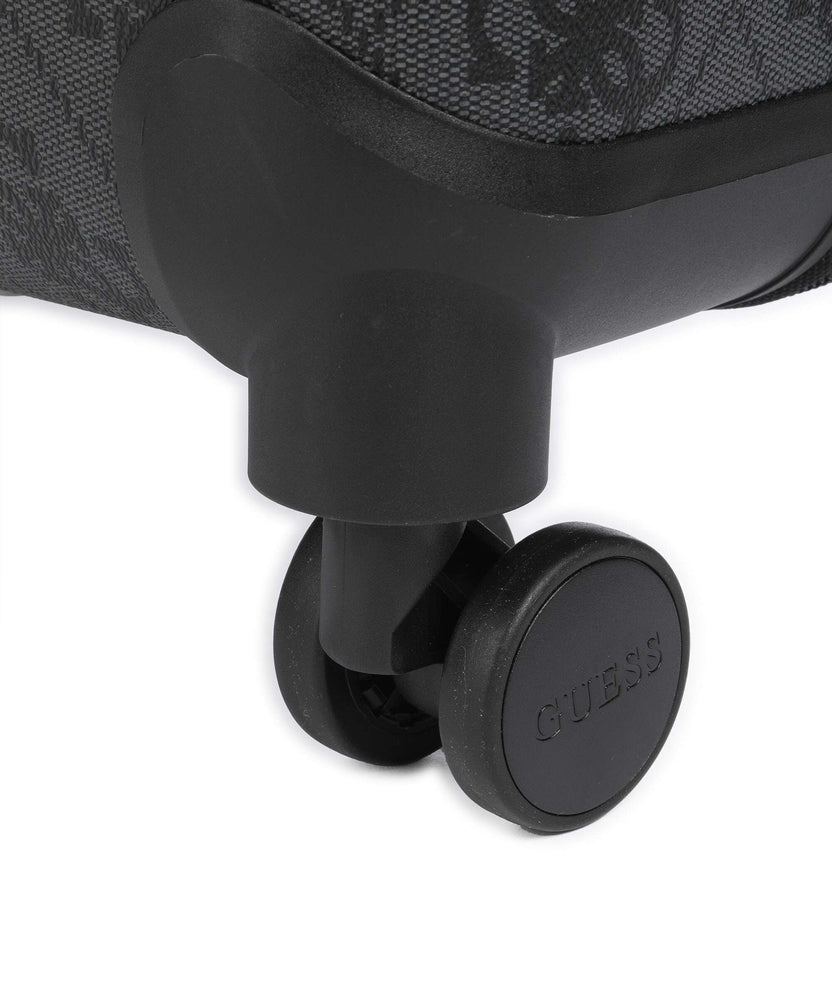 Guess Berta Maxi 4G Spinner (4 wheels) coal logo