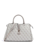 Guess Zamira Torbu dark taupe logo