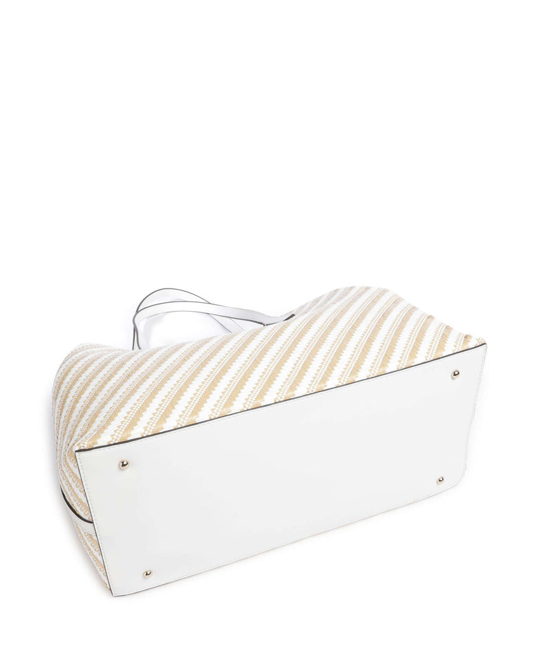 Guess Vikky Large Tote bag natural/white
