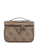 Guess Berta 4G Logo toaletna torbica latte logo/brown