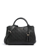 Guess Phoebe Peony Debossed Handbag black logo
