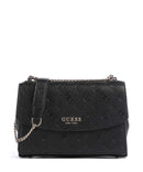 Guess Phoebe Peony Debossed Torba preko ramena black logo