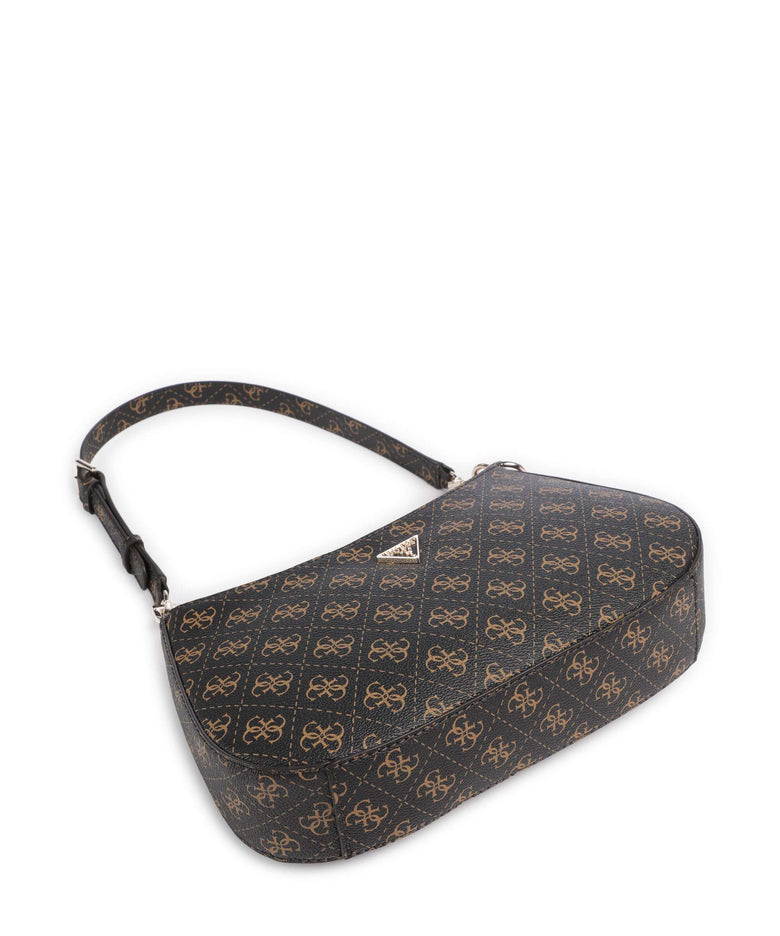 Guess Noelle Q Logo Shoulder bag brown logo