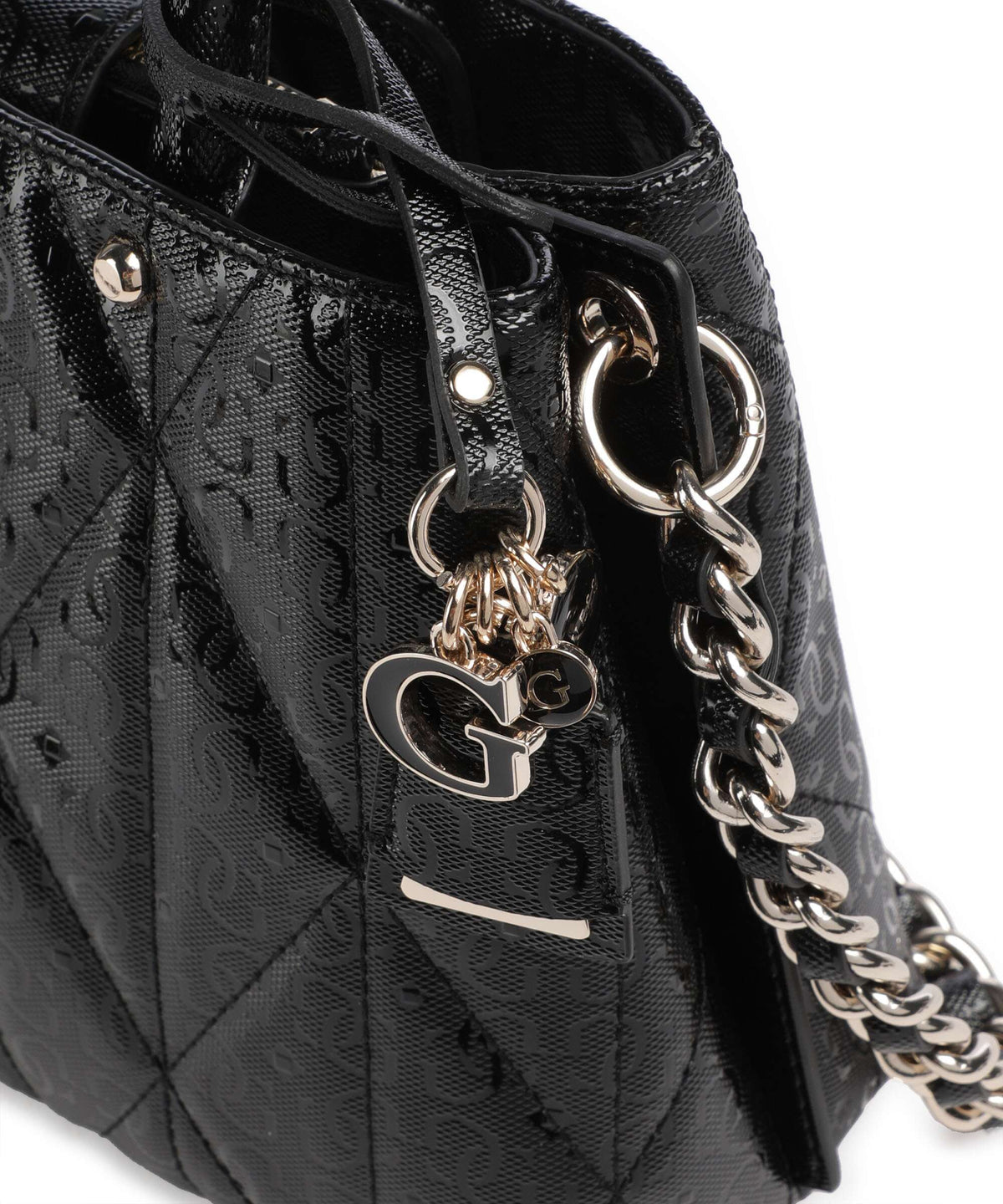 Guess Aldina G-Shine Handbag black