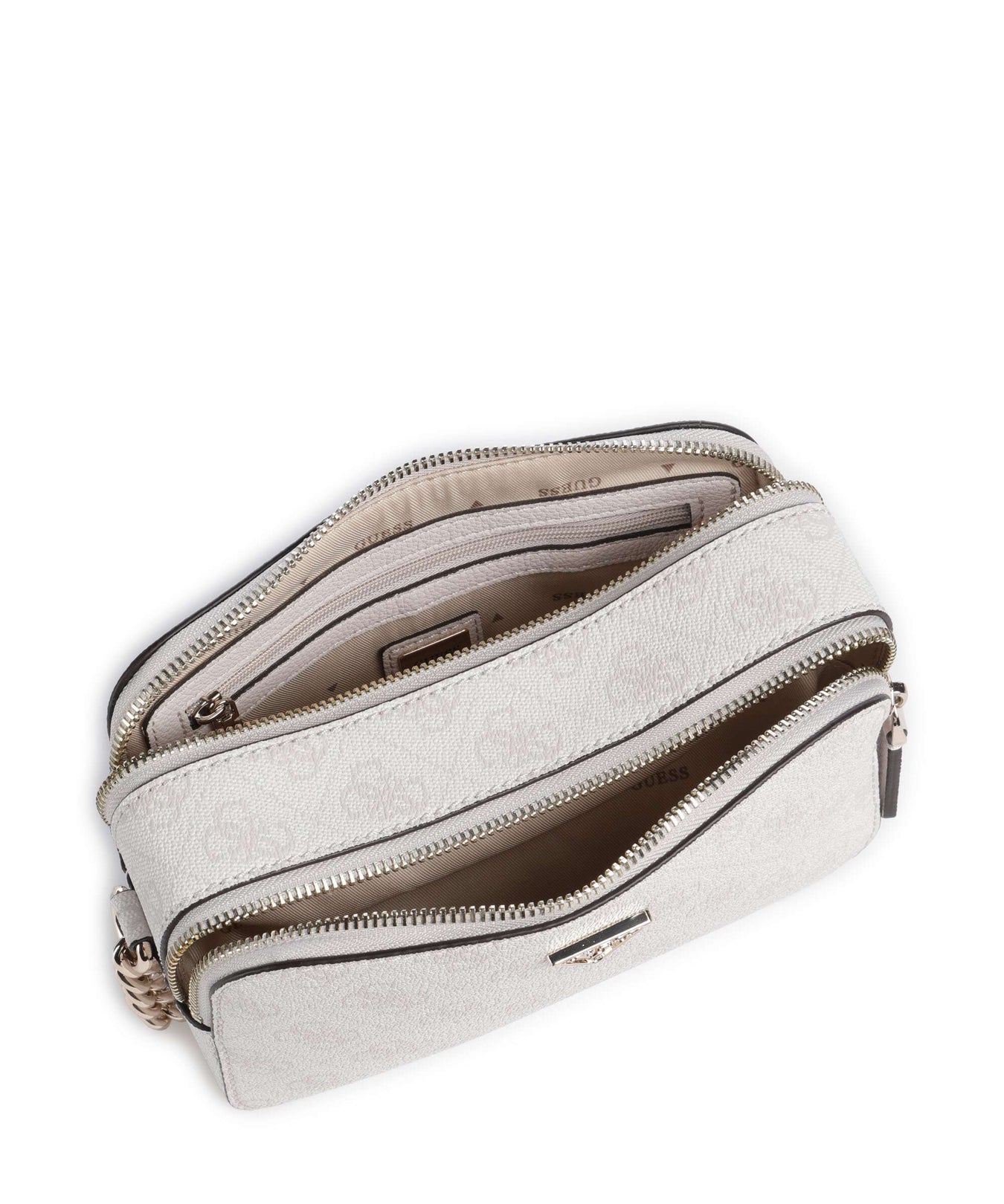 Guess Noelle Crossbody bag white logo