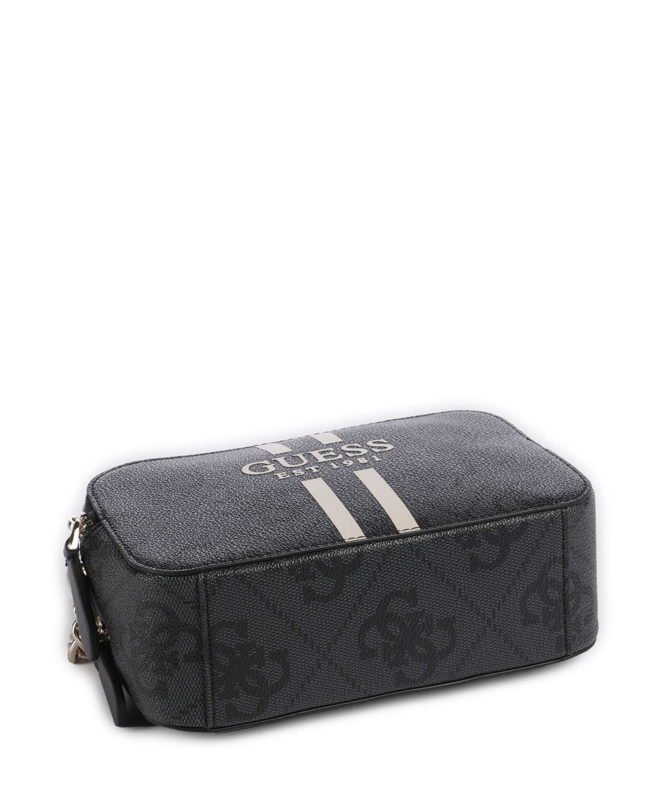 Guess Noelle 4G Logo Crossbody bag coal logo