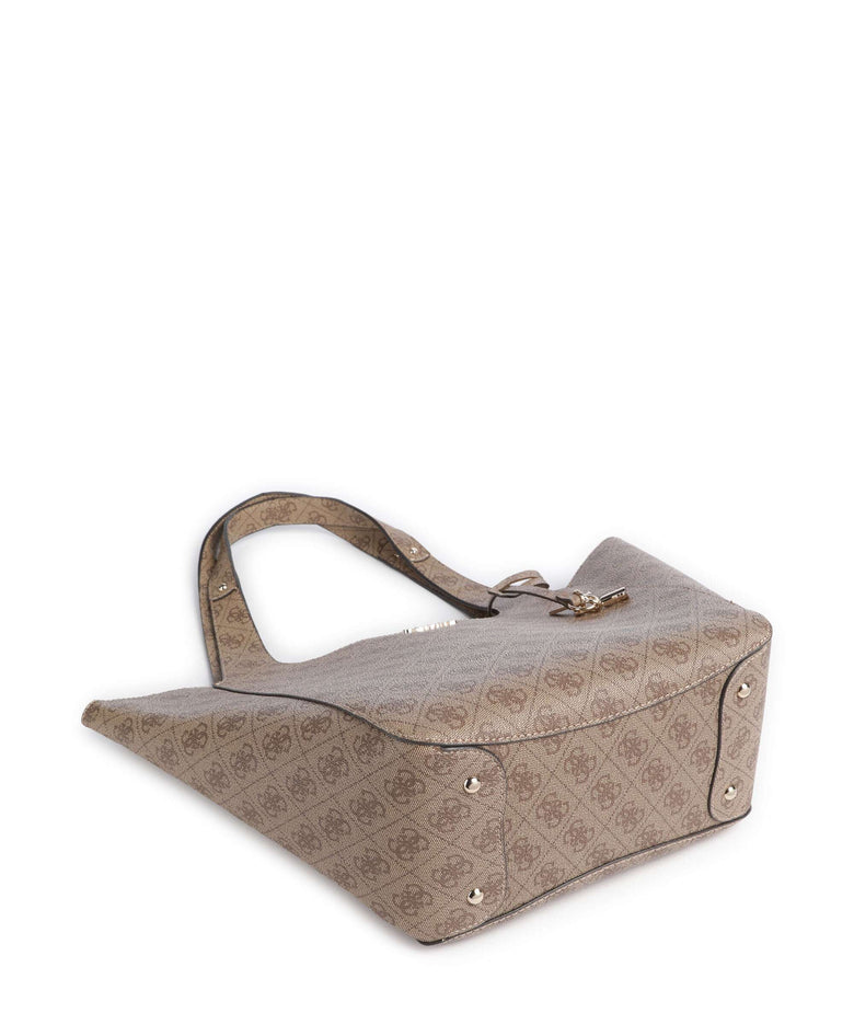 Guess Calista Tote bag latte logo