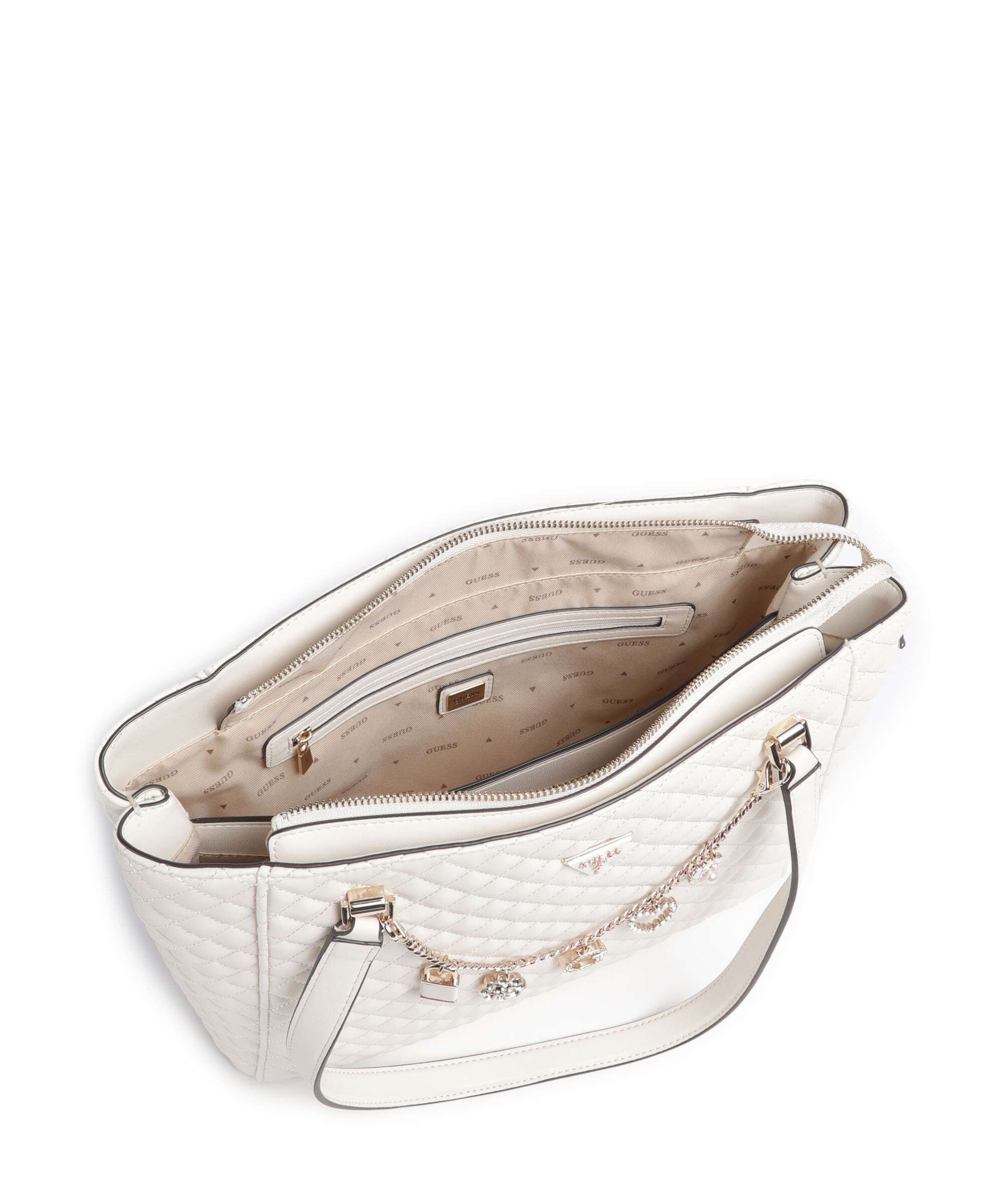 Guess Everlee Tote bag offwhite
