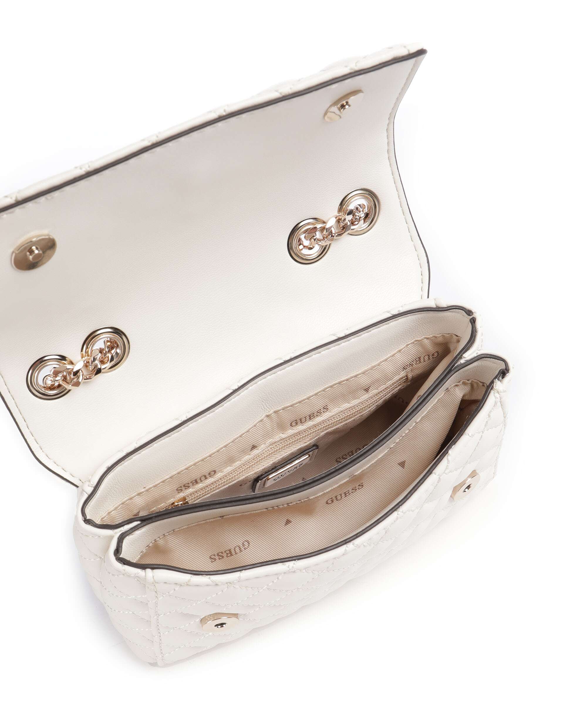 Guess Everlee Shoulder bag offwhite