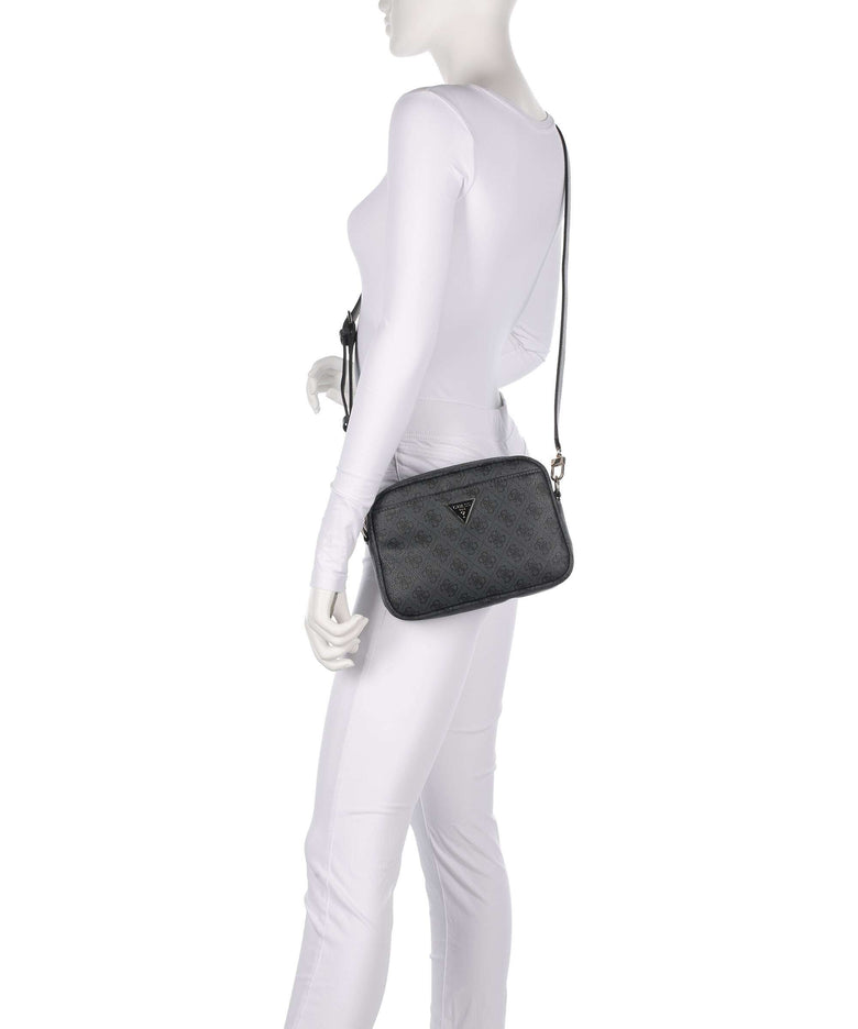 Guess Meridian Crossbody bag coal logo