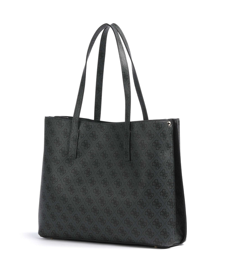 Guess Meridian Tote bag coal logo