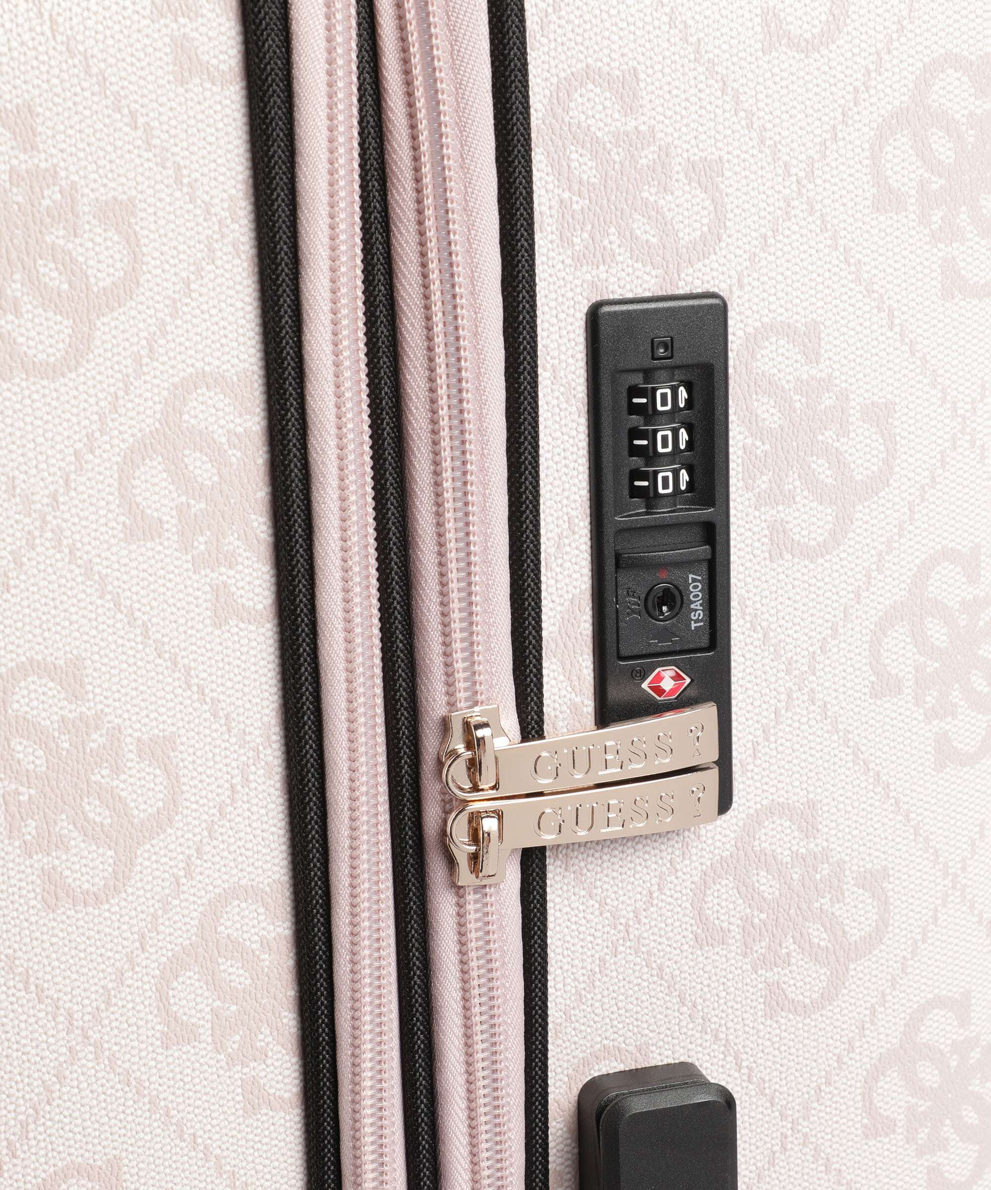 Guess Berta 4G Logo Spinner (4 wheels) rose water logo