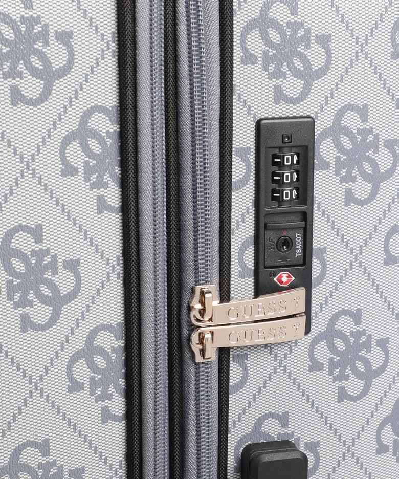 Guess Berta 4G Logo Spinner (4 wheels) slate grey