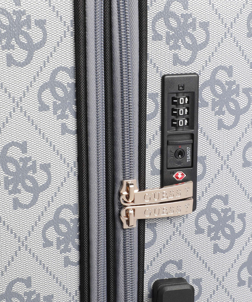 Guess Berta 4G Logo Spinner (4 wheels) slate grey