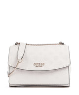 Guess Phoebe Peony Debossed Shoulder bag offwhite logo