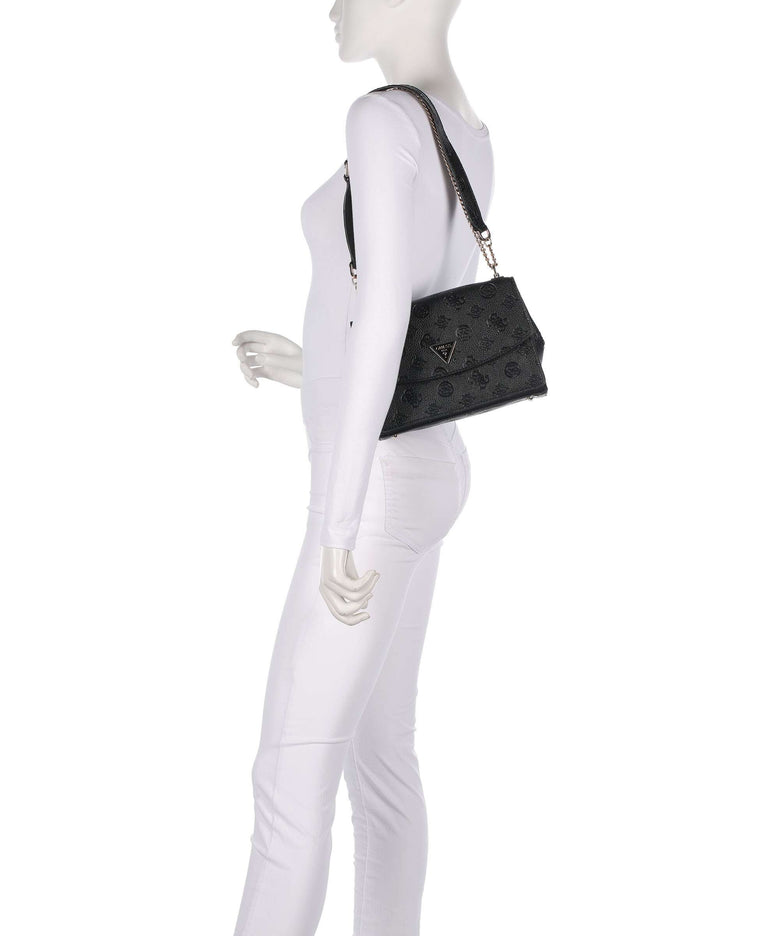 Guess Cresidia Shoulder bag black logo